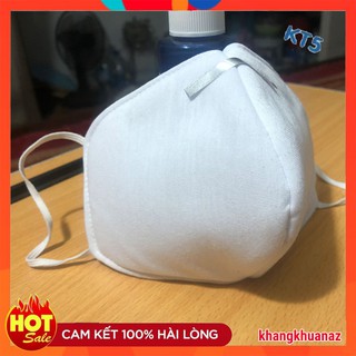 [SET 10] Khẩu Trang Vải KT5 3 Lớp - Kháng Khuẩn, Chống Bụi - Kín Khít, Dễ Thao Tác