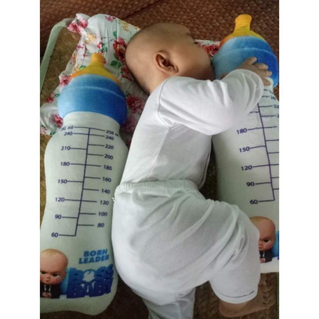 GỐI ÔM BÌNH SỮA CHẤT NHUNG MỀM MỊN CHO BÉ SƠ SINH