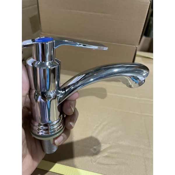 Vòi lavabo lạnh bóng