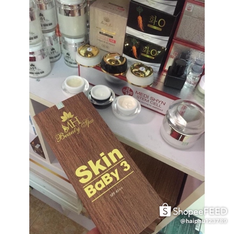 Skin baby 3 mỹ phẩm Mh spa