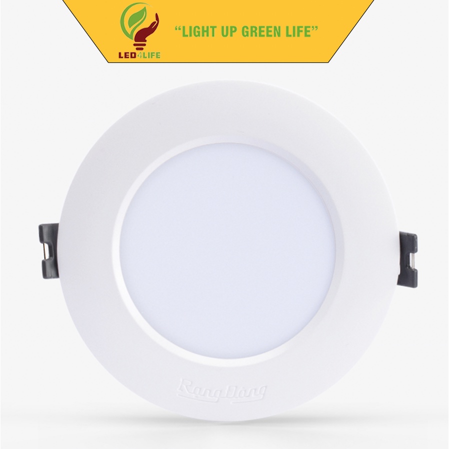 Đèn LED âm trần downlight Rạng Đông AT04 khoét trần 90mm các loại công suất