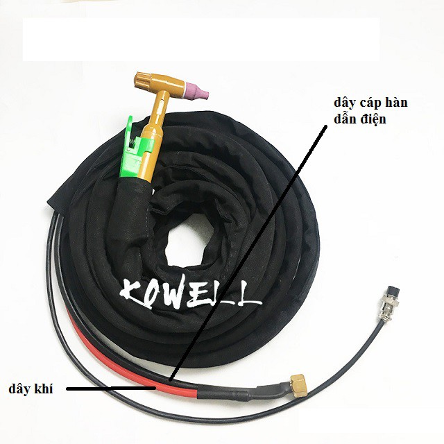 Đầu chế mỏ hàn Tig QQ150 cáp rời Phụ kiện máy hàn