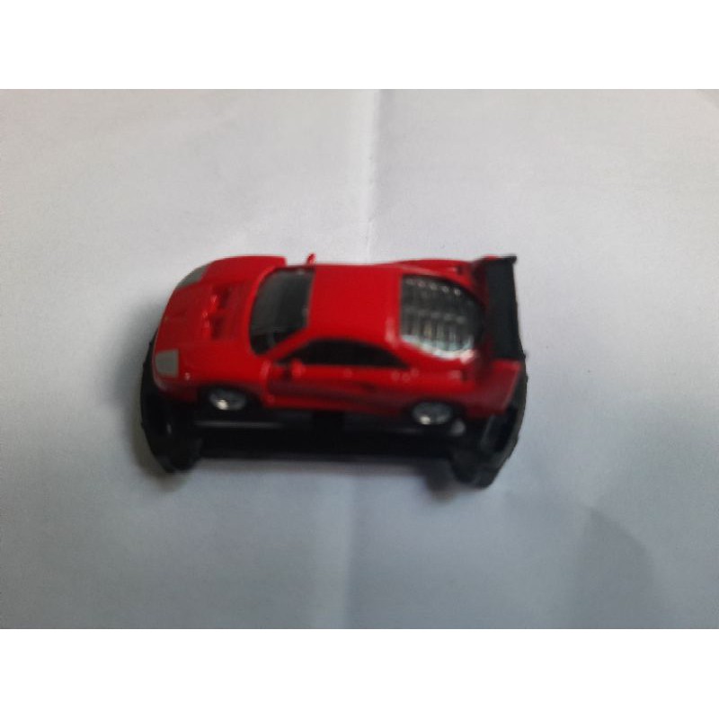 xe Kyosho tỉ lệ 1:100 - Ferrari F40 màu  đỏ , hàng hiếm
