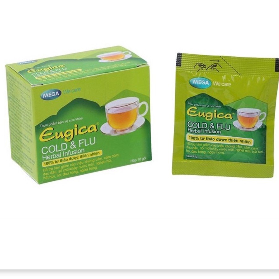 Trà Eugica Cold &amp; Flu Herbal Infusion