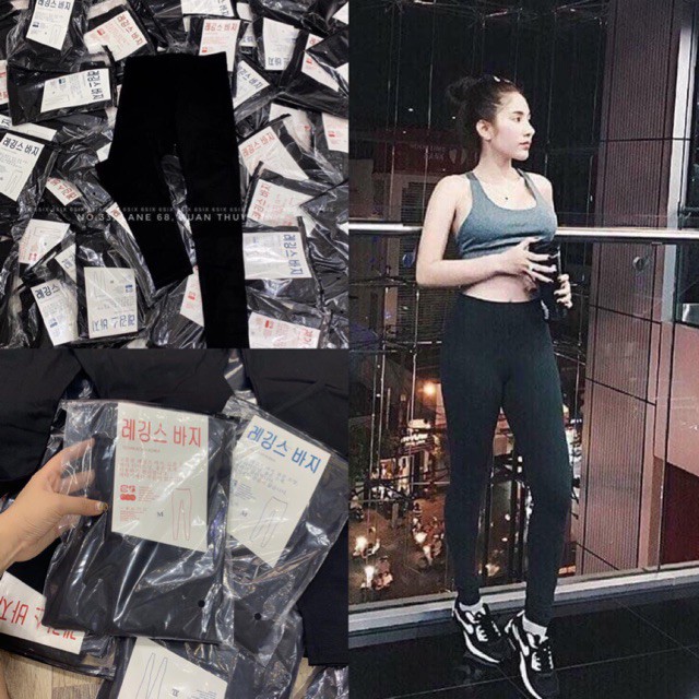 QUẦN LEGGING xuất hàn dày dặn, chất thun co zãn cực tốt | BigBuy360 - bigbuy360.vn