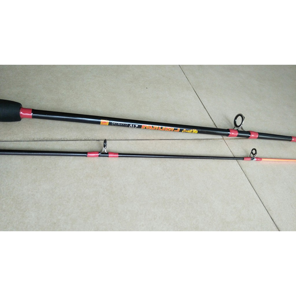 CẦN CÂU ĐẶC MÀU GẮM  1M8 - 2M7