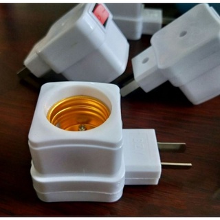 Phích cắm đui đèn E27 Ominsu vuông (loại tốt)