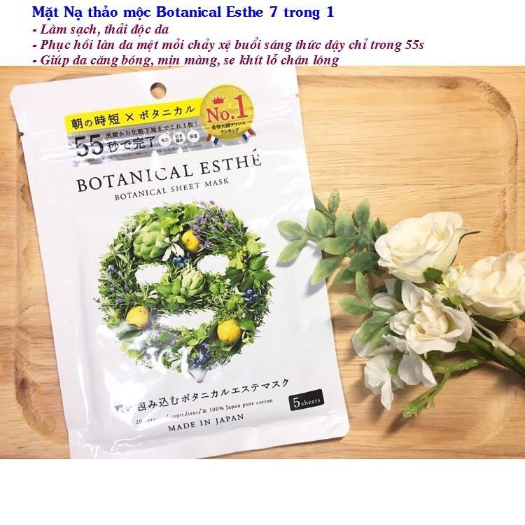 Mặt Nạ Thảo Mộc Botanical Esthe 7 in 1 túi 5 miếng