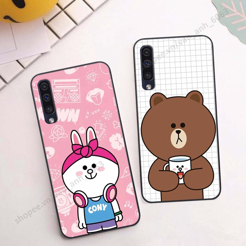 Ốp Samsung A30s / A50 / A50s / A70 hình thỏ, gấu đáng yêu dễ thương, ốp lưng điện thoại samsung galaxy viền dẻo giá rẻ