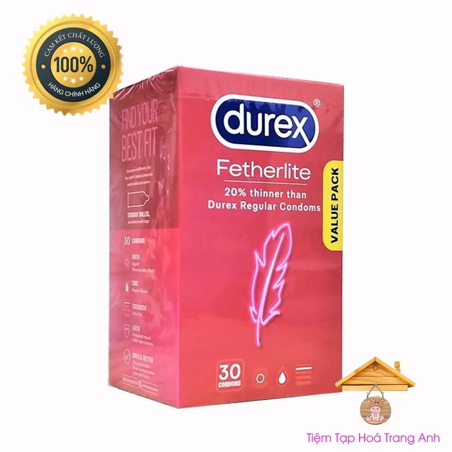 Bao Cao Su Durex Fetherlite Úc (30c)