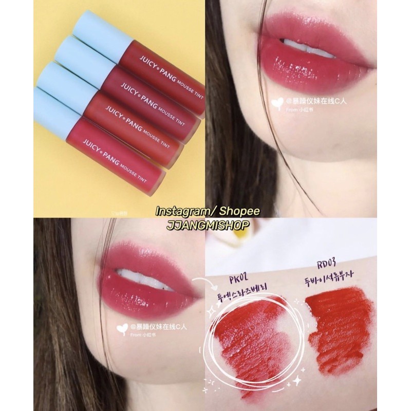 SON KEM LÌ APIEU JUICY PANG MOUSSE TINT A'PIEU | BigBuy360 - bigbuy360.vn