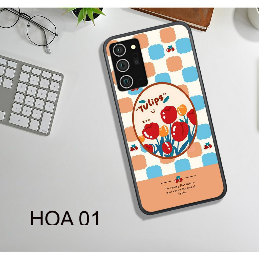 Ốp Lưng  Samsung S20 PLUS - S20 ULTRA - NOTE 20 - NOTE 20 ULTRA - NOTE 20 FF - S20 FE, In Hình HOA, Màu Sắc Bắt Mắt.