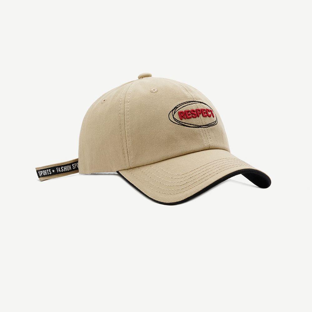 Mũ Lưỡi Trai Màu Sắc Đơn Giản Thêu Chữ WMES15H Phong Cách Nhật Bản Thời Trang Cho Nữ