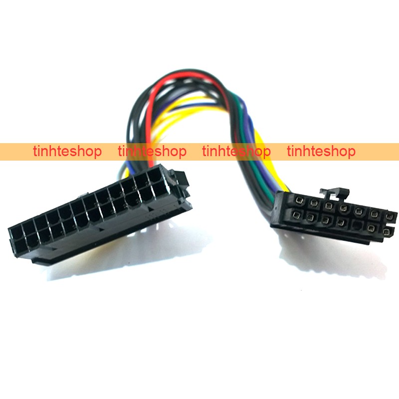 Cáp chuyển nguồn 24PIN ATX Female ra 14PIN Male bo mạch PC Lenovo - Cáp đổi nguồn 14PIN Male sang 24Pin Female 30Cm