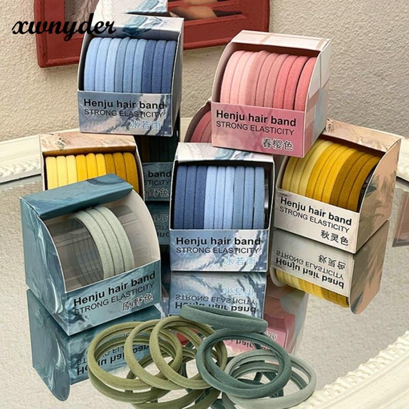 Dây Buộc Tóc Co Giãn Nhiều Màu Sắc Thời Trang Cho Nữ