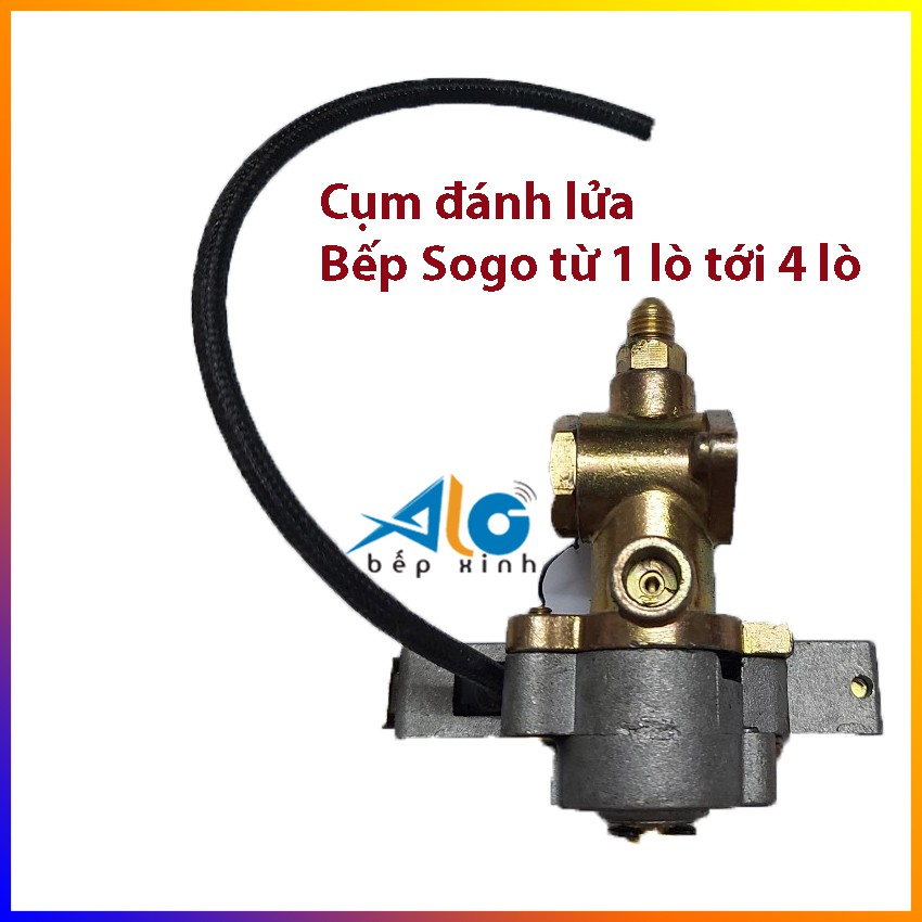 CỤM ĐÁNH LỬA Bếp ga công nghiệp Sogo 1 lò - sogo 2 lò - sogo 3 lò - sogo 4 lò - Xuất xứ Đài loan - Alo Bếp xinh