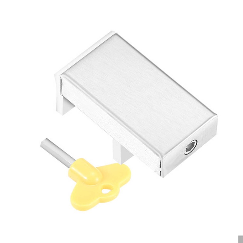 Khóa Cửa Sổ Dạng Trượt Bằng Thép Không Gỉ Kèm Chìa Khóa Bảo Vệ An Toàn Cho Bé