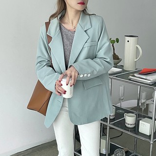 Áo khoác vest blazer mùa xuân phiên bản Hàn Quốc-HC581.Ảnh thật hình cuối