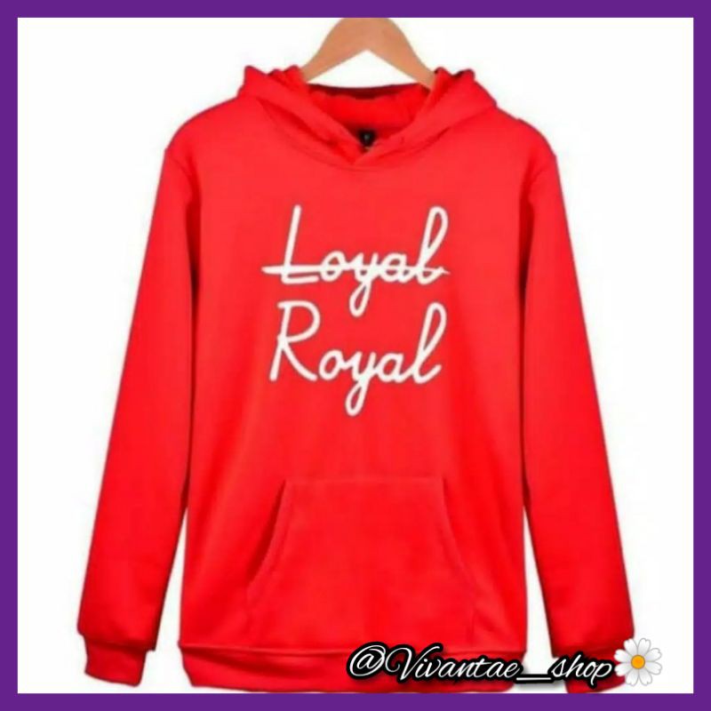 Áo Khoác Hoodie "Loyal Royal" Bts V Kim Taehyung