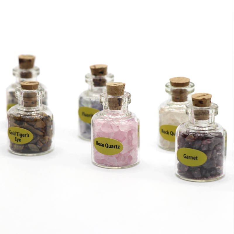 Hộp 10 Lọ Đá Thanh Tẩy Semi Precious Stones