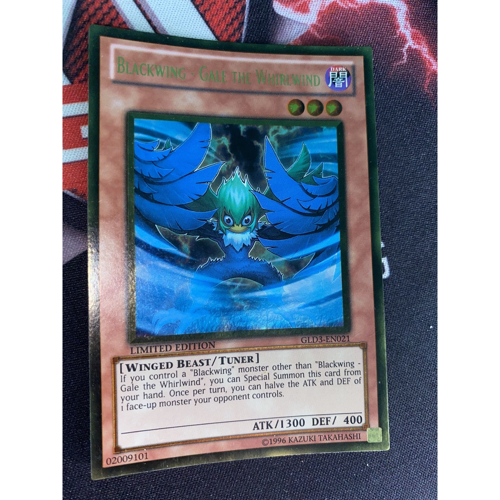 Blackwing - Gale the Whirlwind - GLD3-EN021 - Gold Rare