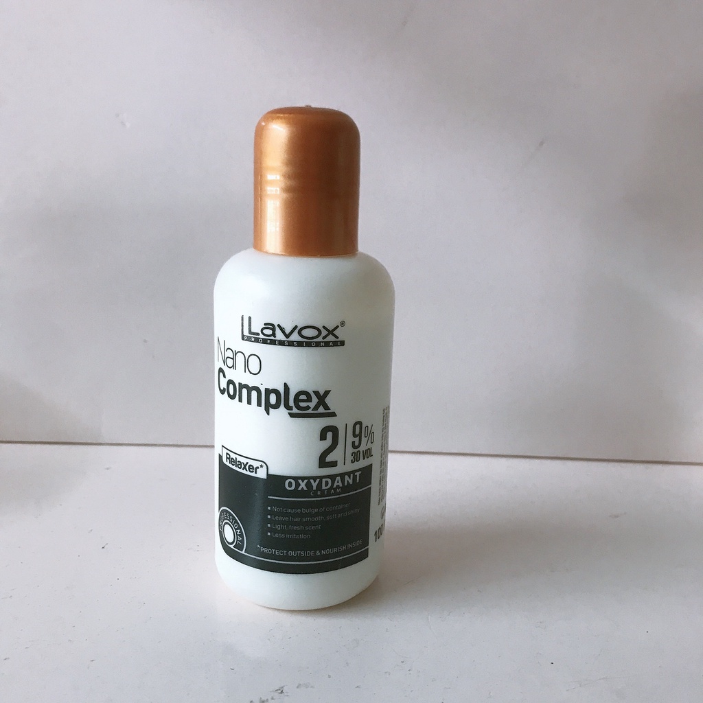 [Chính hãng]  Oxy Trợ Nhuộm Tóc Lavox Nano Complex 100ml đủ 3 loại oxy ( 6%, 9%, 12% )