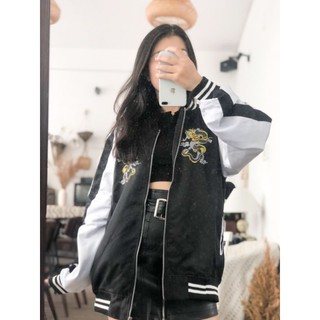 Áo Khoác Bomber Hình Rồng