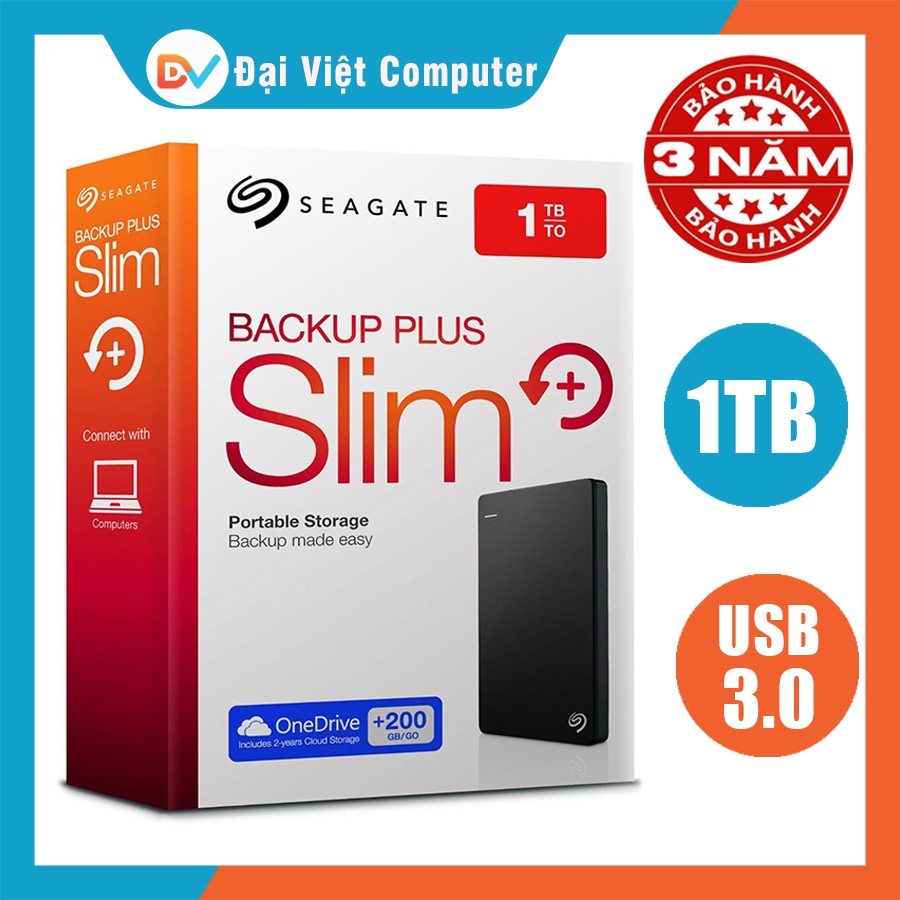  Ổ cứng di động Seagate backup plus slim / Expansion 5TB 4TB 2TB 1TB USB 3.0