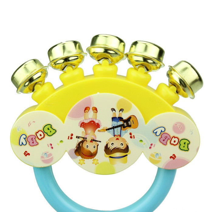 Đồ chơi lục lạc 5 chuông kim loại hàng chuẩn đẹp loại 1 kêu to rõ