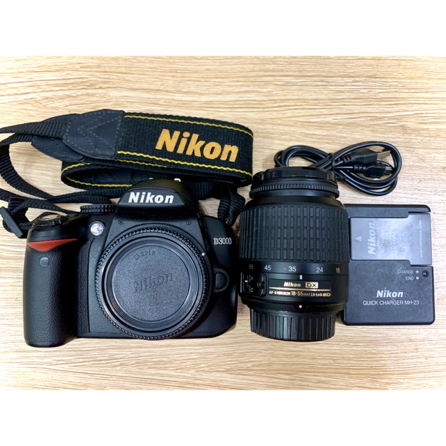 Nikon D3000 + Kit 18-55 Mới 95%