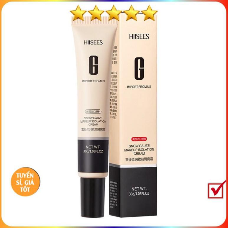 Kem Lót Dưỡng Ẩm Hiisees Chữ G 30ML Che Mọi Khuyết Điểm Cấp Ẩm Làm Sáng Da Tự Nhiên KING DC