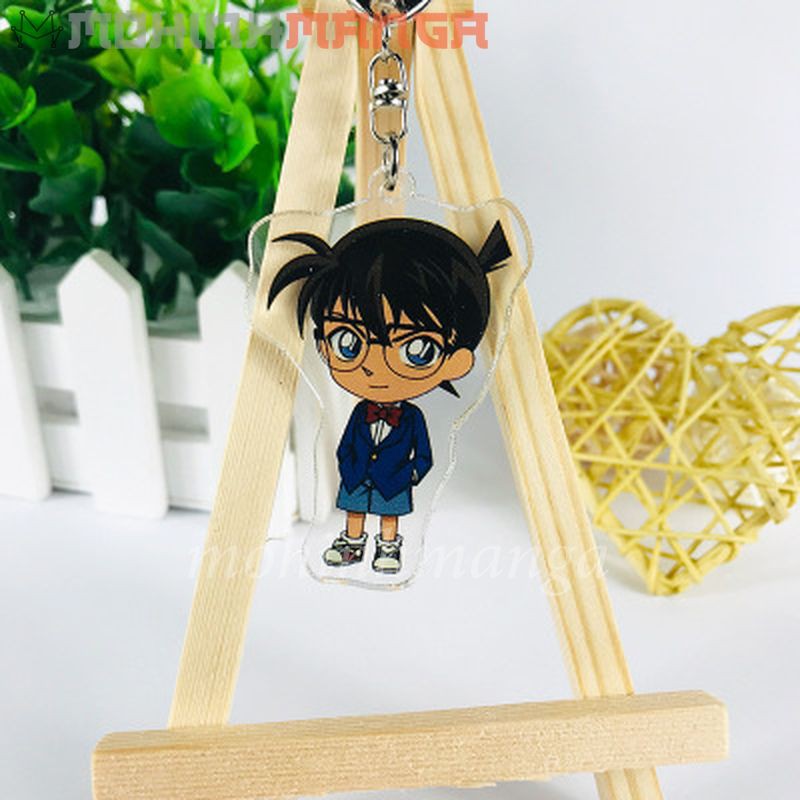 [CÓ QUÀ TẶNG] Móc khoá thám tử lừng danh Conan Kudo Shinichi Haibara Ai Ran Mori Siêu đạo chích Kaito Kid Mica Acrylic