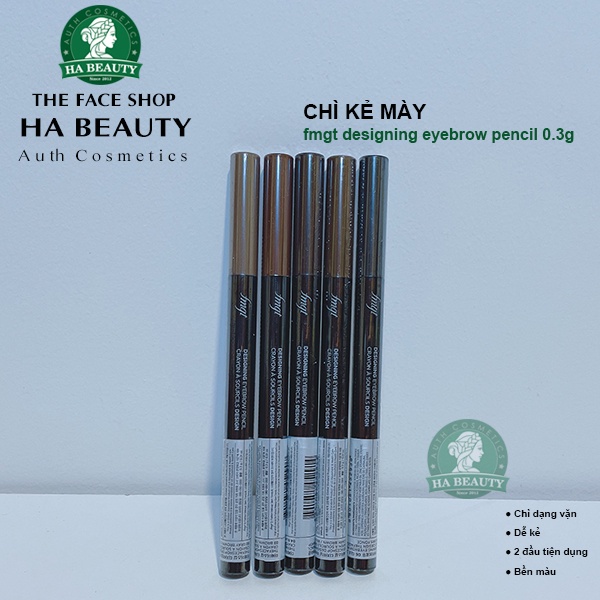 (AUTH) Chì Chân Mày Designing Eyebrow Pencil 0.3g The Face Shop