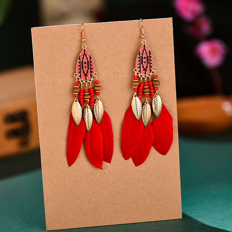 Bông Tai Dáng Dài Hình Hoa Cúc 120 Màu Sắc 9 Phong Cách bohemian