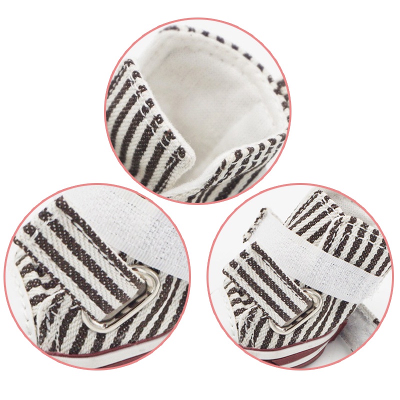 Set 4 chiếc giày chống trượt thoáng khí cho thú cưng
