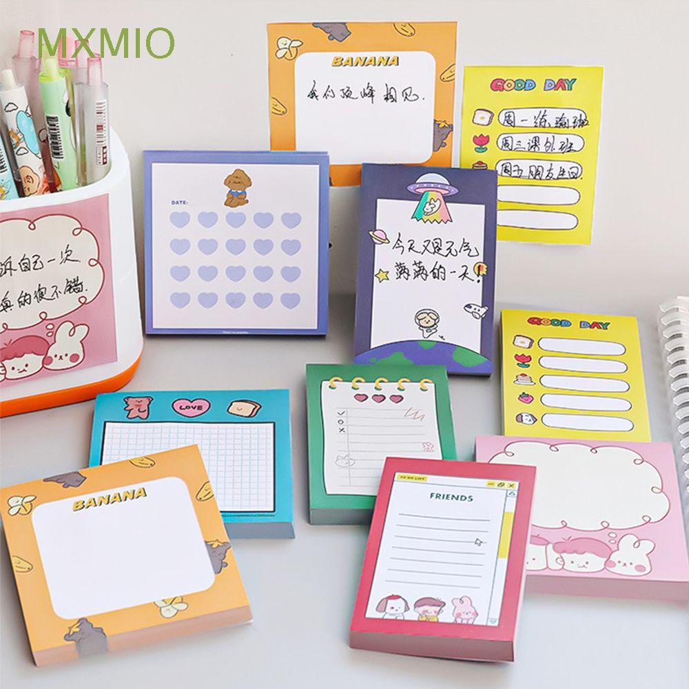 Set 50 tờ giấy ghi chú hình gấu thỏ dễ thương trang trí sổ tay