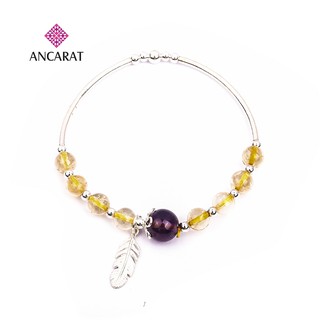 Vòng Tay Bạc Mix Đá Ngũ Hành Phong Thủy Nhiều Hạt[ANCARAT]