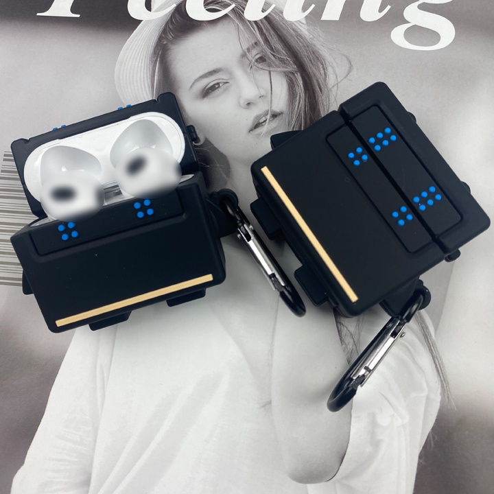 Case Airpods 1/2 - Vỏ ốp Airpods  hình ROBOT độc lạ - Mã TZAP384