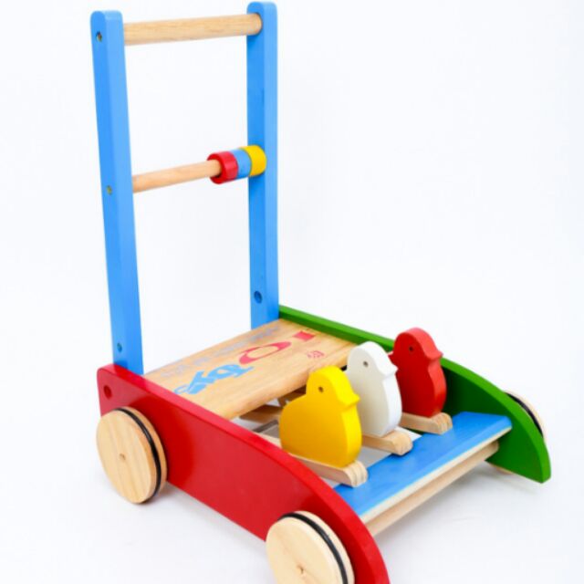 Xe tập đi gỗ 3 con chim