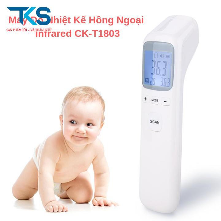 Máy đo nhiệt kế hồng ngoại cho bé Infrared CK-T1803 - đo nhiệt độ nước và nhiệt độ cơ thể