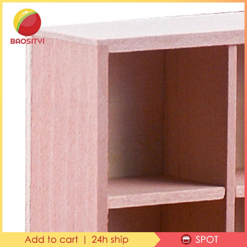 Tủ Gỗ Mini Tỉ Lệ 1:12 Trang Trí Nhà Búp Bê