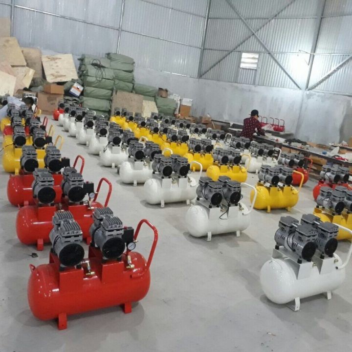 Máy Nén Khí Không Dầu Giảm Âm Wing 3/4HP TW-OF550-25L