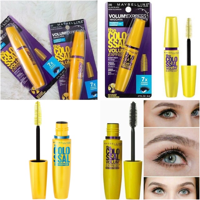 Mascara chuốt dày mi Maybeline The Colossal Volum' Express Mascara 7X🧚‍♀️