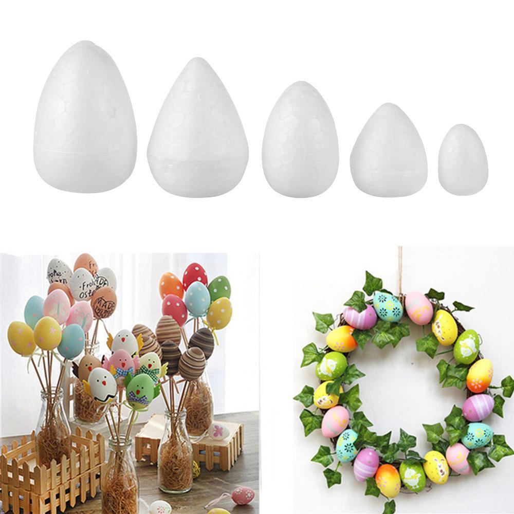 NIUYOU Set 20 Quả Bóng Xốp Màu Trắng Làm Đồ Thủ Công Trang Trí Mới