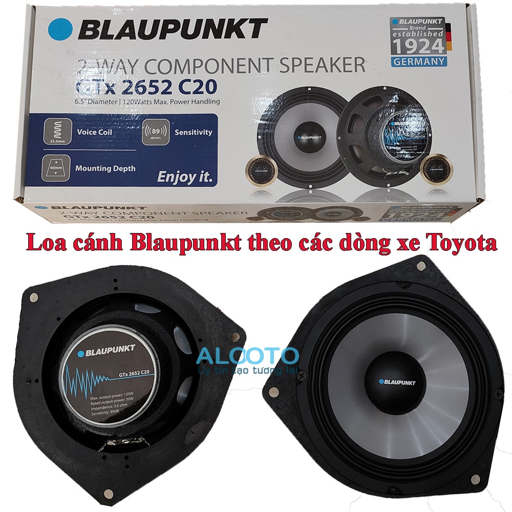 Loa cánh Blaupunkt GTX 2652 C20 Xe Toyota vios, yaris, altis,wigo, innova, Fortuner,hilux,.vv.