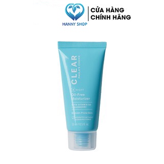 Kem Dưỡng Ẩm Dịu Nhẹ Tái Tạo Da Không Chứa Dầu Dành Cho Da Mụn Paula's Choice Clear Oil-Free Moisturizer 15ml