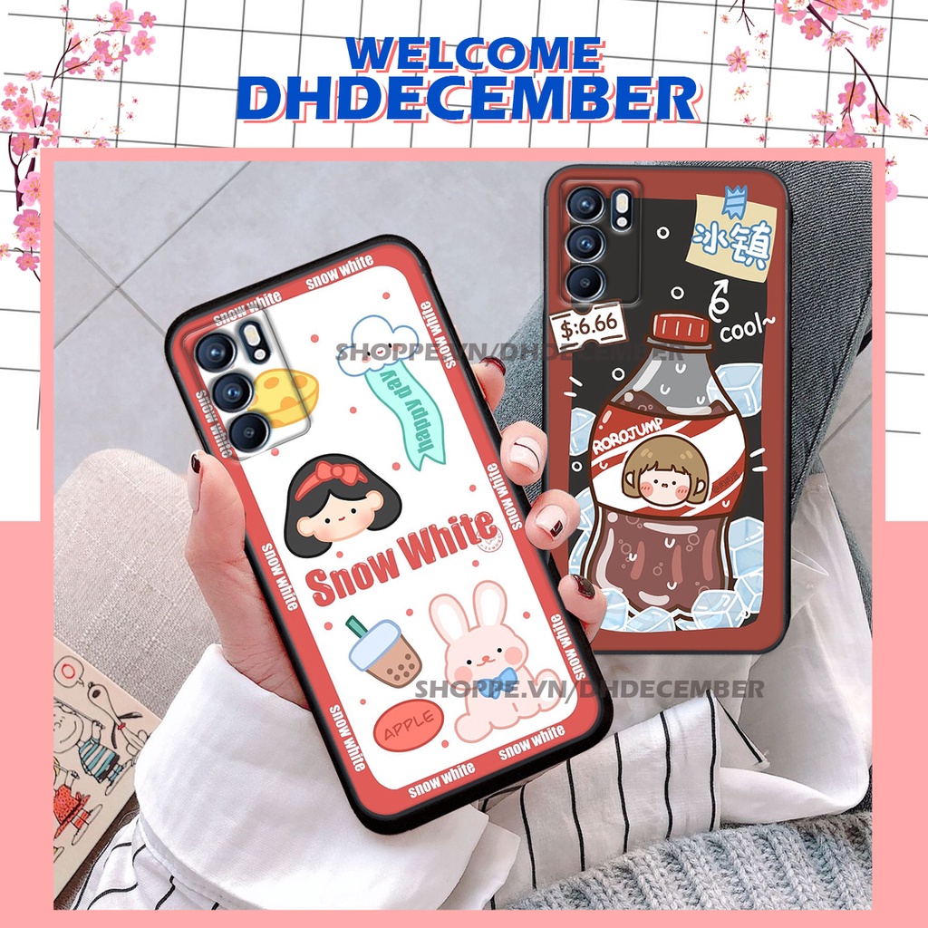 Ốp lưng Oppo RENO 6 4G - ỐP BẢO VỆ CAMERA  in hình 3D GẤU HỒNG-GẤU BE3R -XINH XẺO CỰC ĐẸP