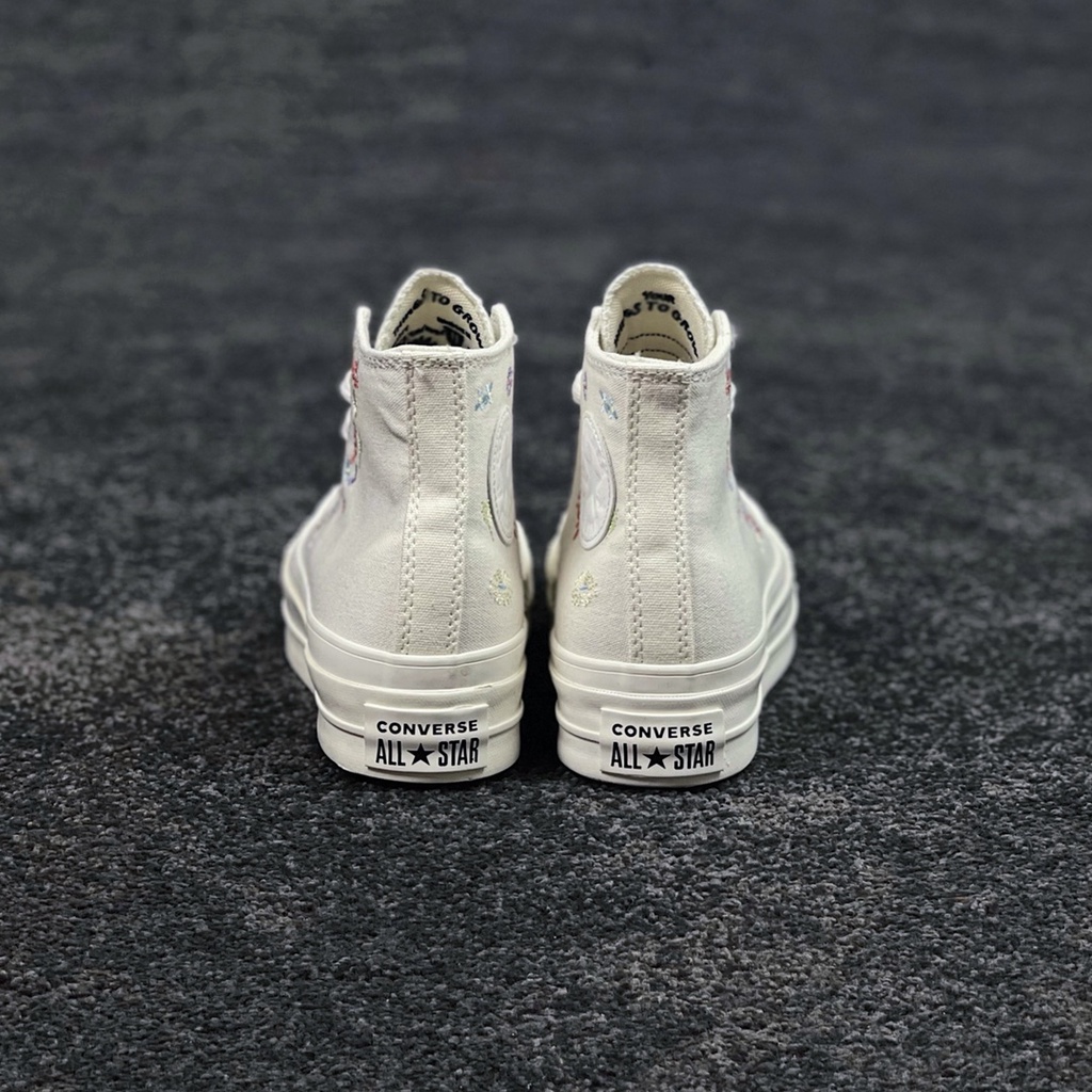 Giày Thể Thao Converse Đế Dày Thêu Hoa Xinh Xắn
