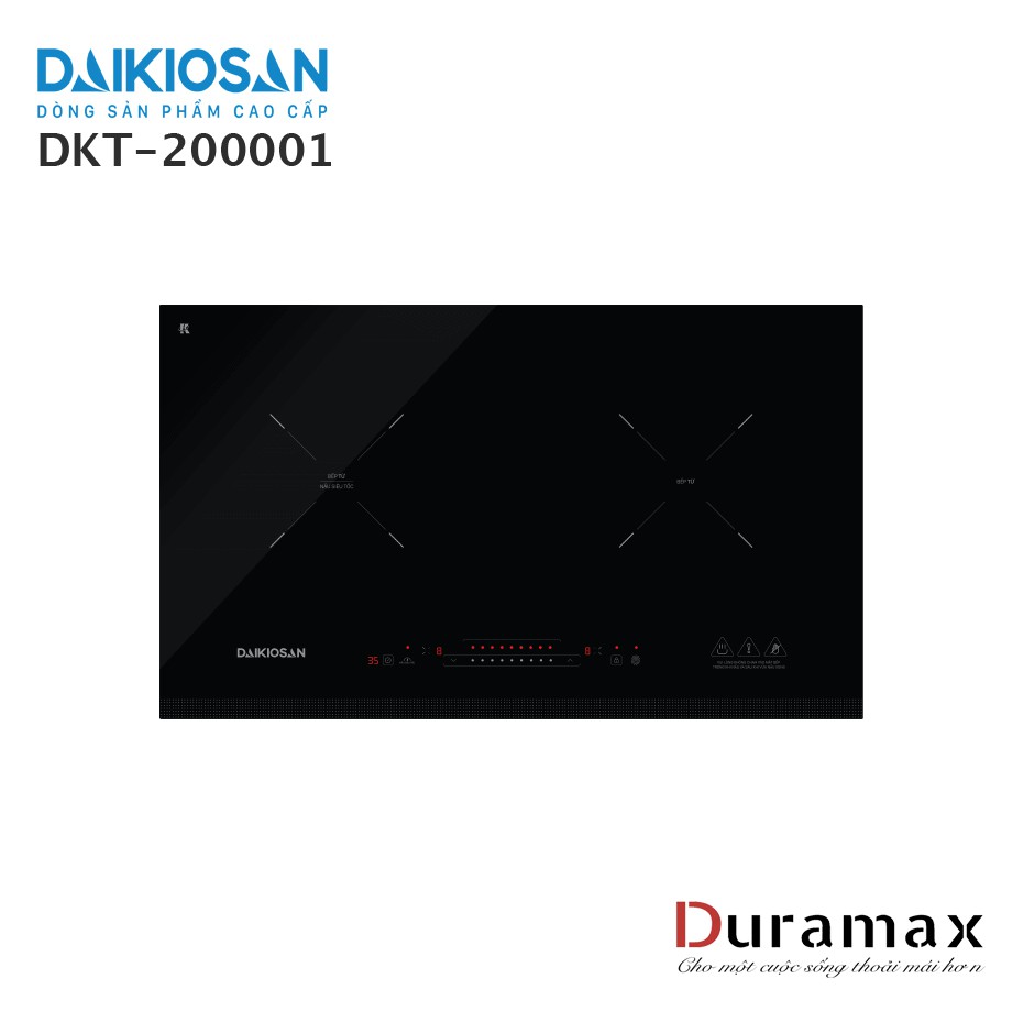 Bếp từ đôi Daikiosan DKT-200001 2 vùng nấu công suất 4200W