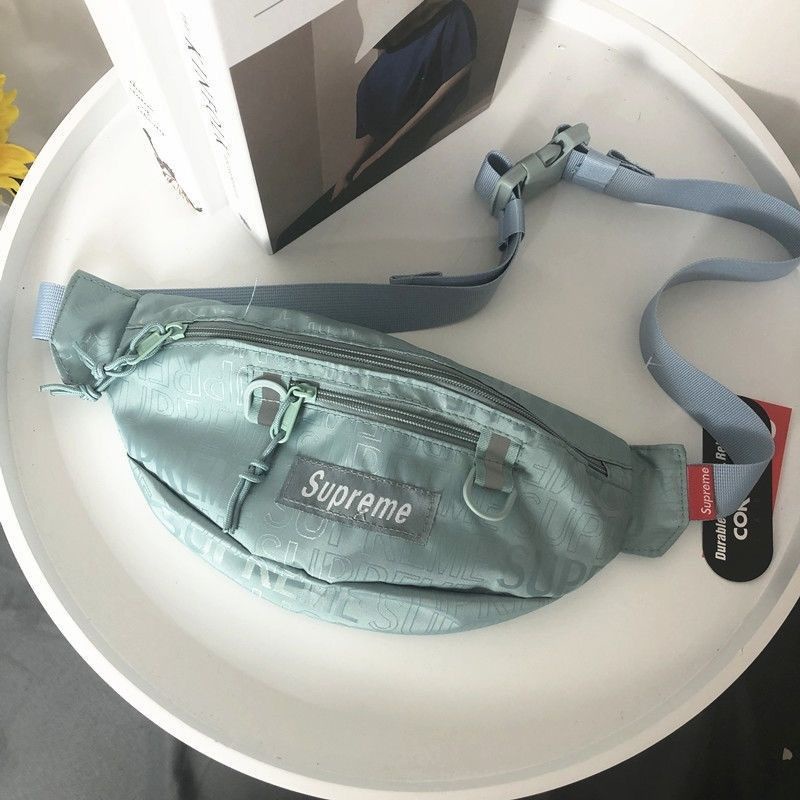 Porter Túi Đeo Hông Thể Thao Một Bên Vai Kẻ Sọc Phản Quang yamahasuprem 20FW Cho Nam Và Nữ locomotiv